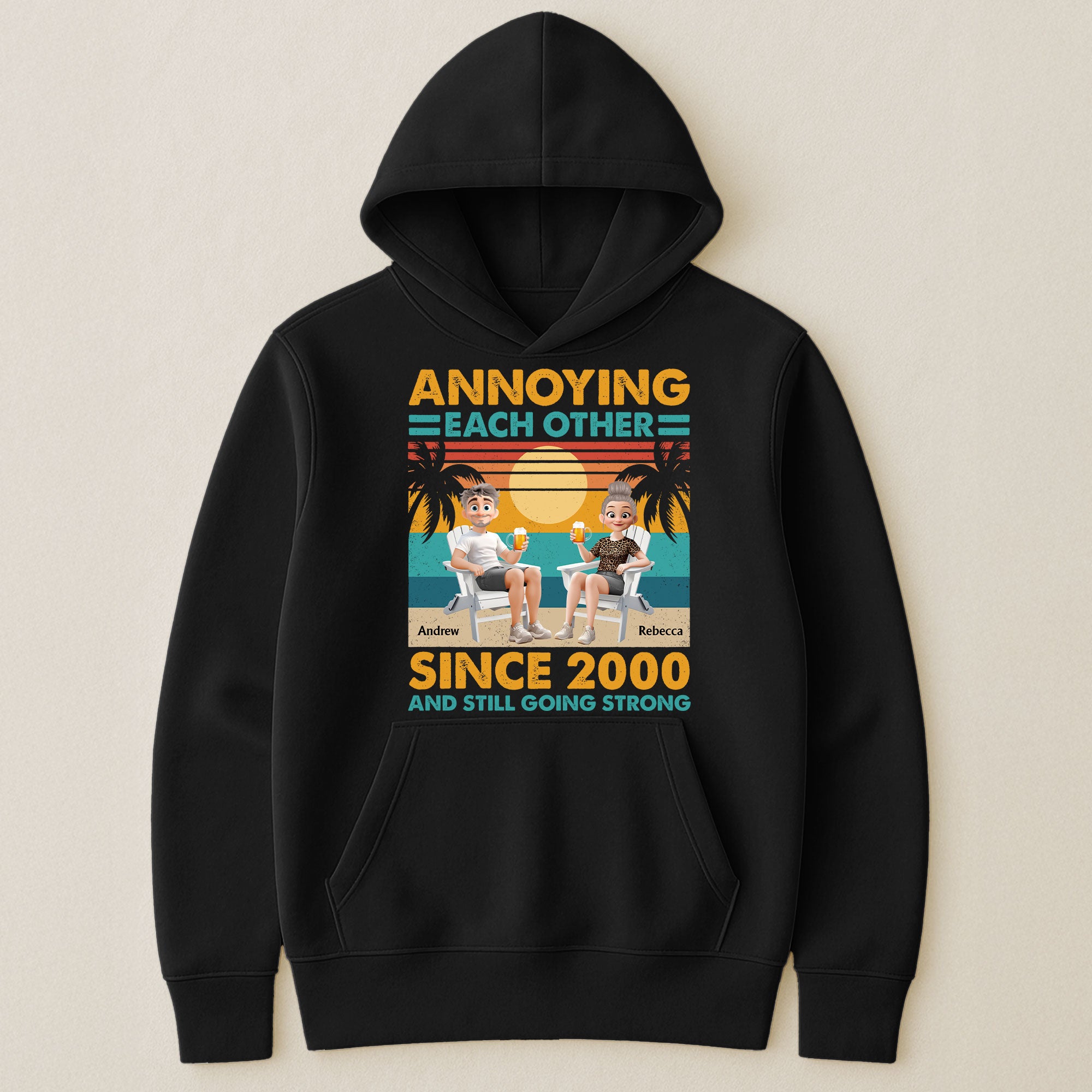 Annoying Each Other Since & Still Going Strong - Personalized Couple Matching Shirts