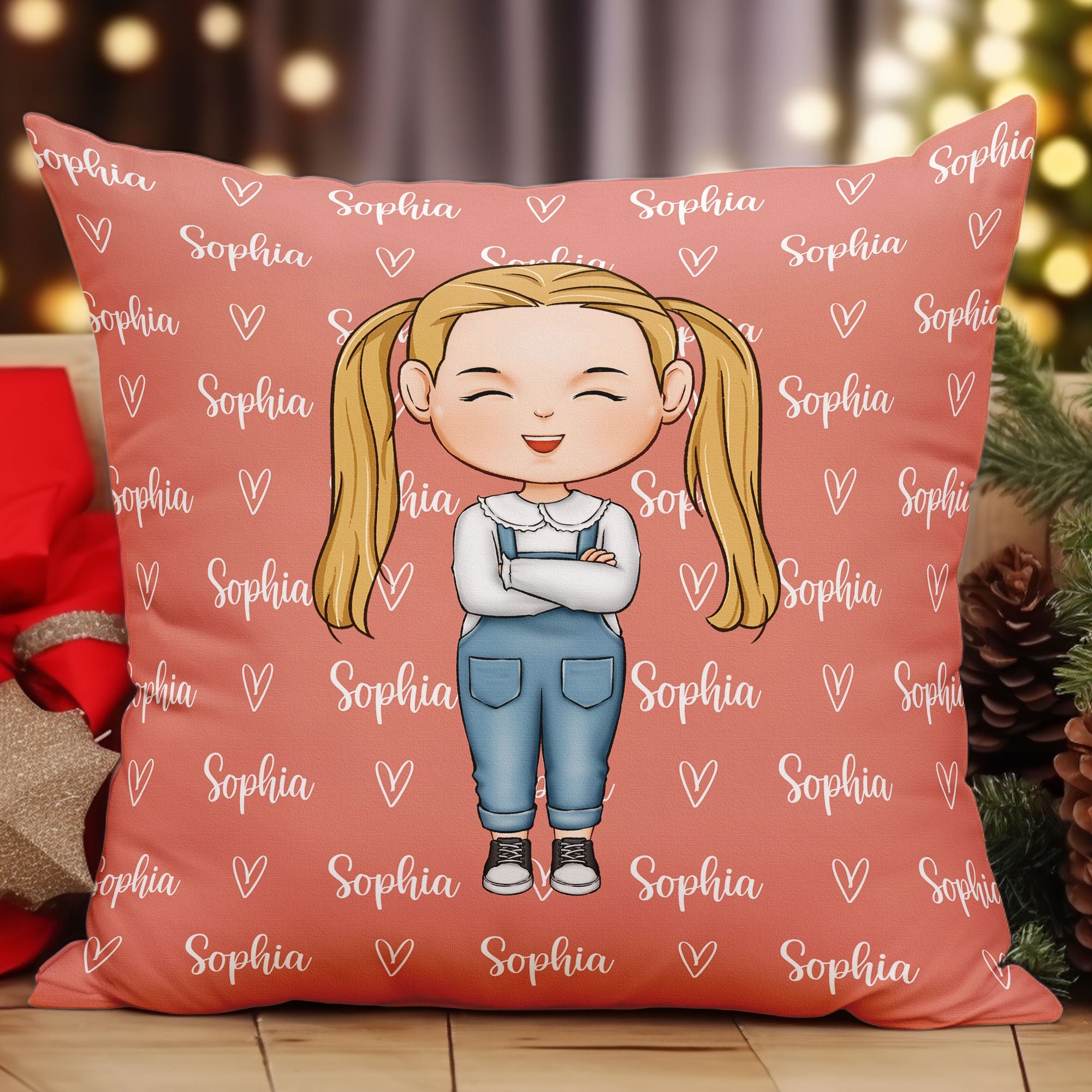 Personalized Name Pillow - Gift For Kids - Personalized Pillow (Insert Included)