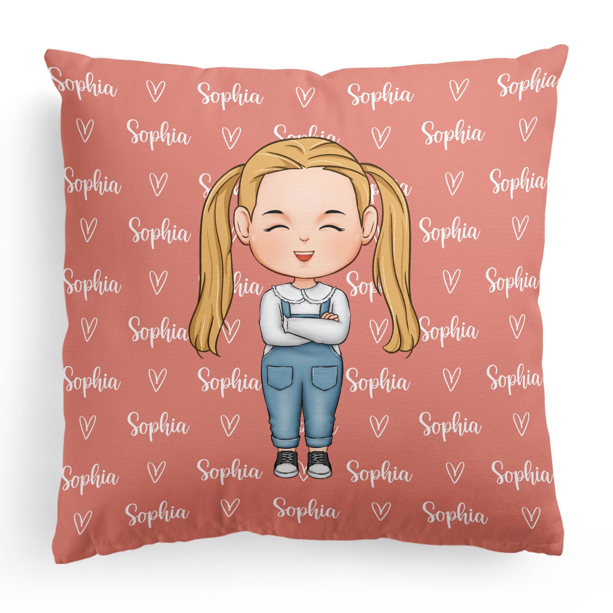 Personalized Name Pillow - Gift For Kids - Personalized Pillow (Insert Included)