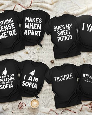 Couple Funny Matching - Personalized Couple Matching Shirts