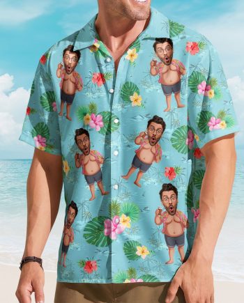 Custom Face Funny - Personalized Photo Hawaiian Shirt