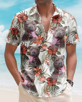 Custom Face Funny Photo Aloha For Pet Lovers - Custom Photo Hawaiian Shirts