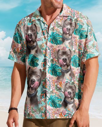 Custom Face Funny Photo Tropical Aloha For Pet Lovers - Custom Photo Hawaiian Shirts