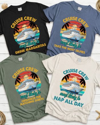 Family Cruise Crew Matching Shirts - Personalized Comfort Tee