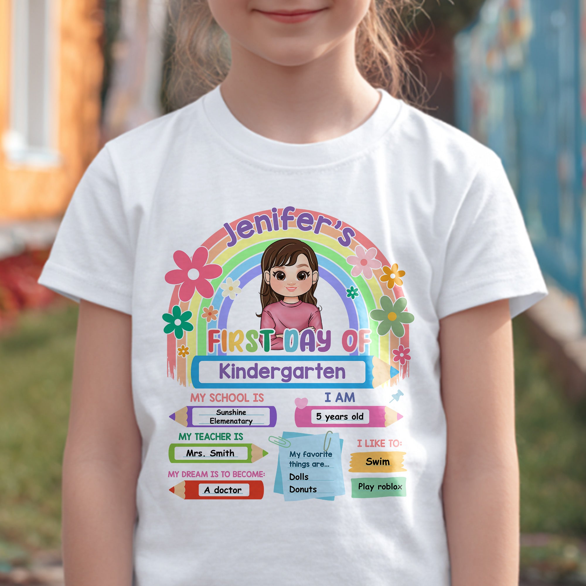 First Day Of School Custom Back To School Gift For Kid - Personalized Shirt