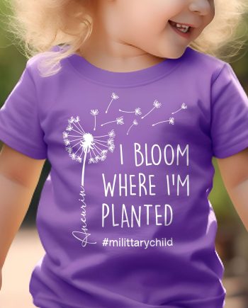 I Bloom Where I'm Planted - Personalized Shirt