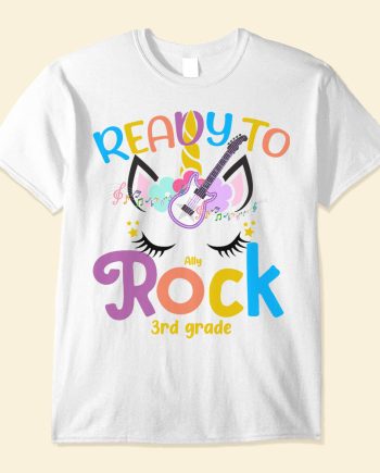 Ready To Rock, Unicorn Custom Shirt & Youth Tee, Gift For Your Kids
